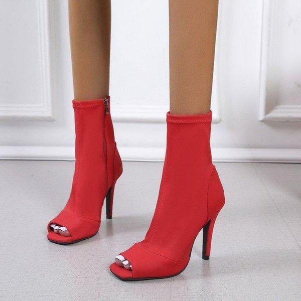 dress shoes nylon women's boots high heels gladiator autumn ladies female fashion open toe party wedding woman, Black
dress shoes nylon women's boots high heels gladiator autumn ladies female fashion open toe party wedding woman, Black
