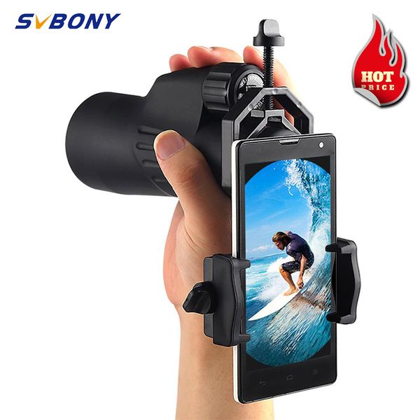 svbony universal cell phone adapter clip mount binocular monocular spotting scope telescope phone port eyepiece for d25-48mm
svbony universal cell phone adapter clip mount binocular monocular spotting scope telescope phone port eyepiece for d25-48mm