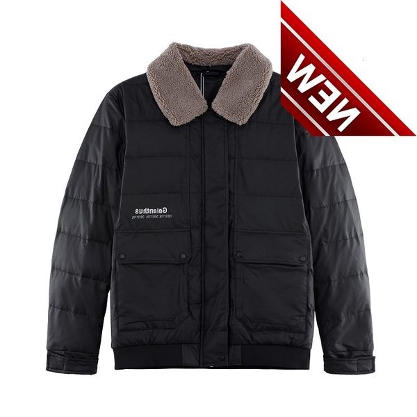 men's white duck down jacket 2021 winter fashion wool collar thick parka jackets streetwear business casual coats, Black
men's white duck down jacket 2021 winter fashion wool collar thick parka jackets streetwear business casual coats, Black