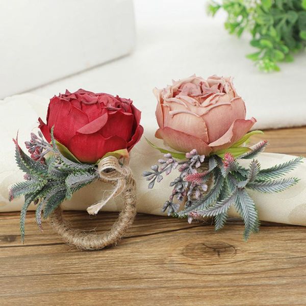 napkin rings valentine's day artificial rose ring simulation flower towel buckle holder serviette clip party dinner table decor
napkin rings valentine's day artificial rose ring simulation flower towel buckle holder serviette clip party dinner table decor