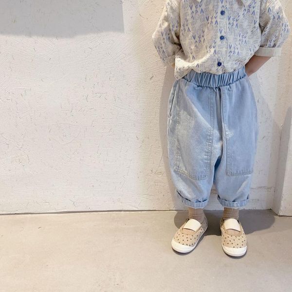 jeans 2-7 y kids pants spring autumn baby girls korean solid loose denim trousers toddler children harem, Blue
jeans 2-7 y kids pants spring autumn baby girls korean solid loose denim trousers toddler children harem, Blue