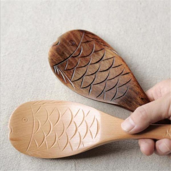 spoons nanmu fish-shaped rice spoon paddle hand-carved creative gift wooden tableware kitchen utensil wholesale
spoons nanmu fish-shaped rice spoon paddle hand-carved creative gift wooden tableware kitchen utensil wholesale