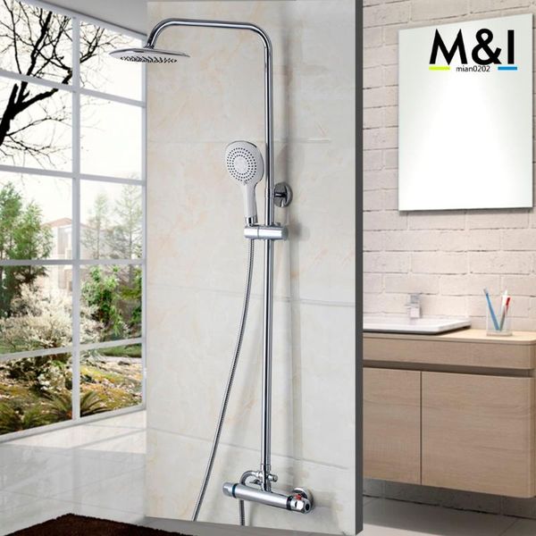 bathroom contemporary thermostatic rainfall shower head bath mixer taps faucet tap set sets
bathroom contemporary thermostatic rainfall shower head bath mixer taps faucet tap set sets
