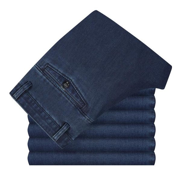 men's jeans brand fall/winter high elastic solid color all-match dark blue men small straight pants four seasons plus size
men's jeans brand fall/winter high elastic solid color all-match dark blue men small straight pants four seasons plus size