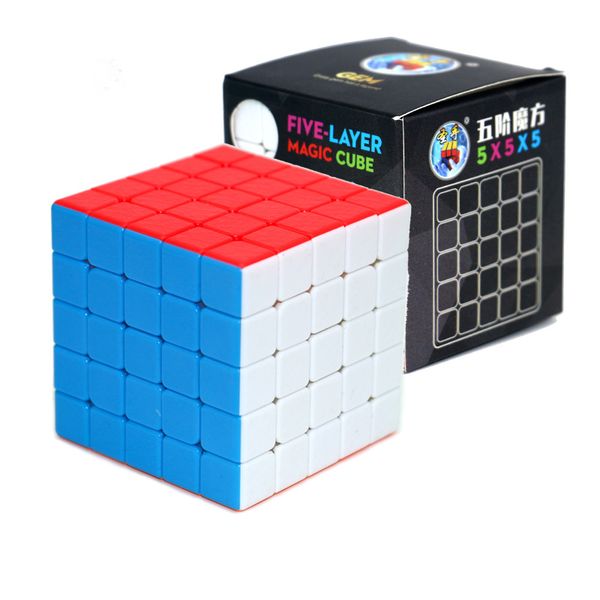 ShengShou 5x5x5 Cubo Magico Solid Color Stickerless Five-layer Magic Cube 5 By 5 Smooth Adjustable Adult Children Puzzle Toy
ShengShou 5x5x5 Cubo Magico Solid Color Stickerless Five-layer Magic Cube 5 By 5 Smooth Adjustable Adult Children Puzzle Toy