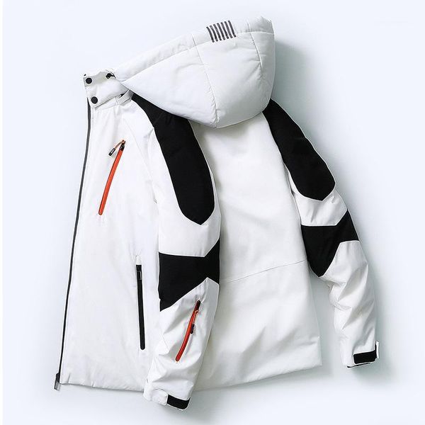 men's down & parkas white duck jacket 2021 winter fashion warm coat couple clothing men parka thicken outerwear windproof, Black
men's down & parkas white duck jacket 2021 winter fashion warm coat couple clothing men parka thicken outerwear windproof, Black