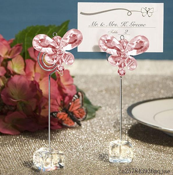 party decoration 50pcs exquisite pink crystal card clips butterfly place name holders table number holder
party decoration 50pcs exquisite pink crystal card clips butterfly place name holders table number holder