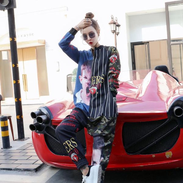 women's jumpsuits & rompers women high street cartoon hip hop design wear spliced one piece casual loose baggy pants long, Black;white
women's jumpsuits & rompers women high street cartoon hip hop design wear spliced one piece casual loose baggy pants long, Black;white