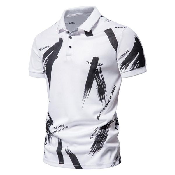 men's casual shirts summer splash-ink letters bronzing print lapel short sleeve blouse button men clothing, White;black
men's casual shirts summer splash-ink letters bronzing print lapel short sleeve blouse button men clothing, White;black