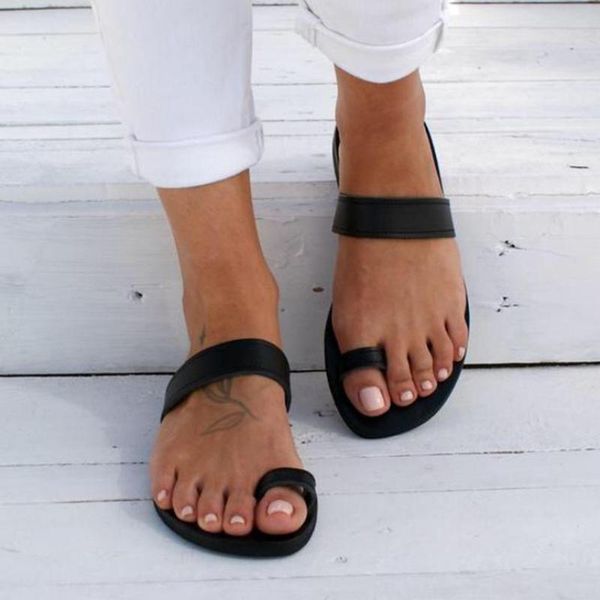 women's ladies spring summer solid flat heel slippers beach sandals roman shoes rubber round toe outdoor zapatillas casa mujer, Black
women's ladies spring summer solid flat heel slippers beach sandals roman shoes rubber round toe outdoor zapatillas casa mujer, Black