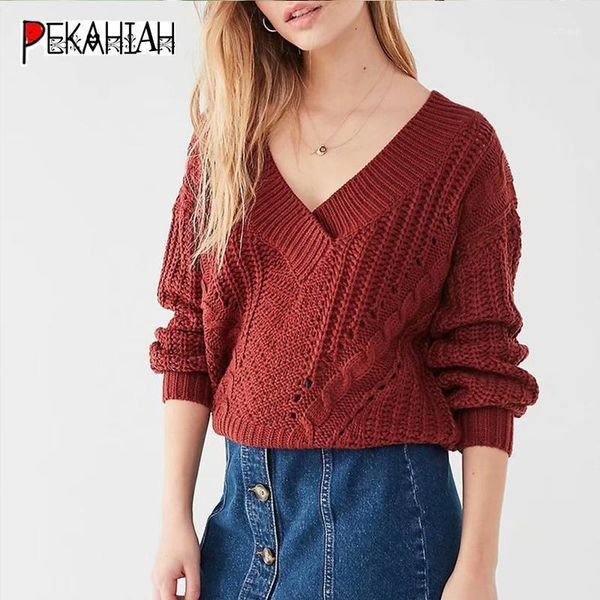 women's sweaters eurpean style v-neck solid knitted sweater women fashion slim long sleeve elegant warm pullover lady casual loose chic, White;black
women's sweaters eurpean style v-neck solid knitted sweater women fashion slim long sleeve elegant warm pullover lady casual loose chic, White;black