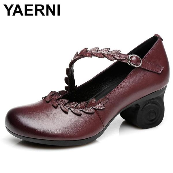 spring flower genuine cow leather shoes women elegant fashion woman retro handmade high heels dress, Black
spring flower genuine cow leather shoes women elegant fashion woman retro handmade high heels dress, Black