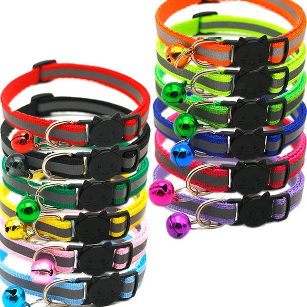 cat collars & leads pet reflective breakaway with bell adjustable size head safety buckle multicol collar separate colorful for kitten
cat collars & leads pet reflective breakaway with bell adjustable size head safety buckle multicol collar separate colorful for kitten