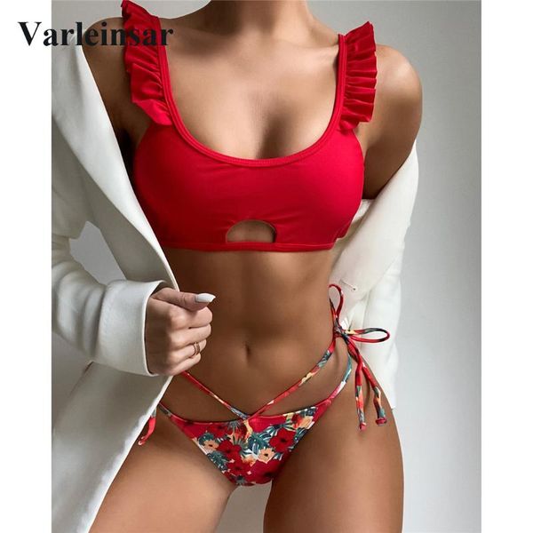 women's swimwear ruffled frilled floral bikini women female swimsuit two-pieces set padded bather bathing suit swim lady v3055, White;black
women's swimwear ruffled frilled floral bikini women female swimsuit two-pieces set padded bather bathing suit swim lady v3055, White;black