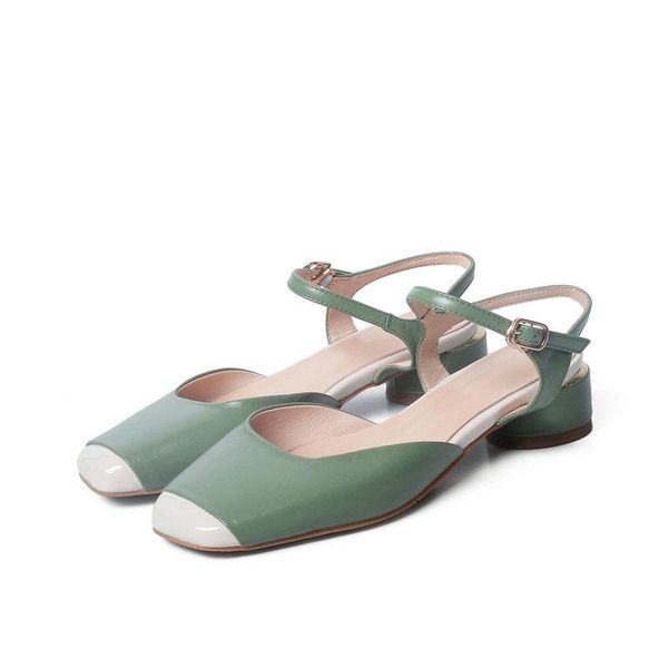 genuine leather women sandals 4cm rouned heels summer party wedding shoes mixed colors square toe woman sexy, Black
genuine leather women sandals 4cm rouned heels summer party wedding shoes mixed colors square toe woman sexy, Black