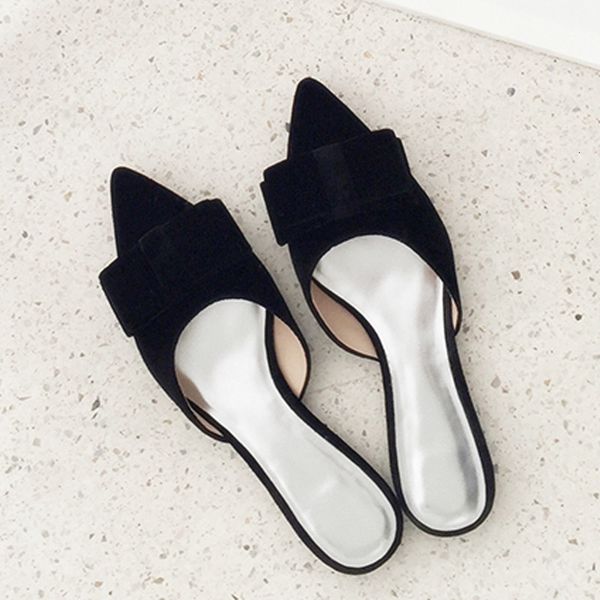 flip flop spring tip flat semi-trailer outer wear baotou muller shoes bow female summer slippers, Black
flip flop spring tip flat semi-trailer outer wear baotou muller shoes bow female summer slippers, Black