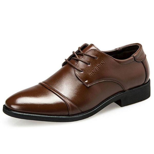 dress shoes big size fashion pu leather men wedding party casual oxfords lace up formal pointed toe, Black
dress shoes big size fashion pu leather men wedding party casual oxfords lace up formal pointed toe, Black