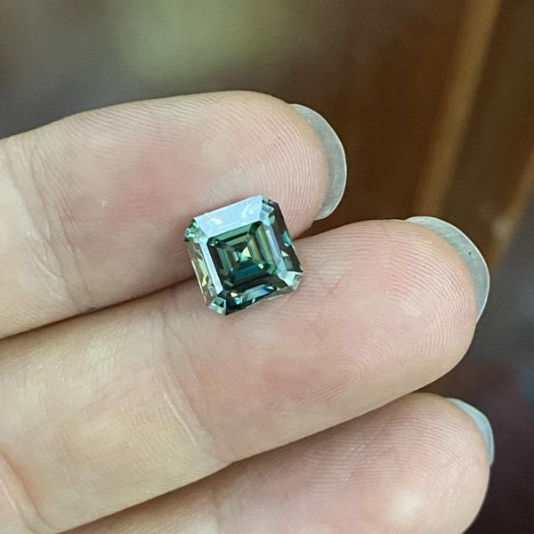 other 0.5ct to 7cts dark green asscher cut moissanite diamonds 9*9mm 3.5 carats lab grown vvs1 gemstones
other 0.5ct to 7cts dark green asscher cut moissanite diamonds 9*9mm 3.5 carats lab grown vvs1 gemstones