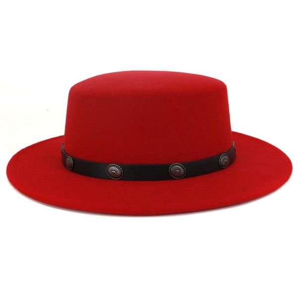 wide brim hats retro winter autumn women men hat imitation woolen felt fedora belt buckle decorated ladies boater flat, Blue;gray
wide brim hats retro winter autumn women men hat imitation woolen felt fedora belt buckle decorated ladies boater flat, Blue;gray