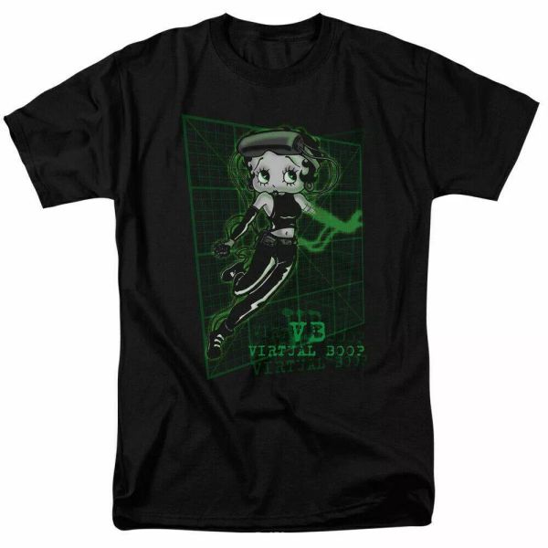 Betty Boop Virtual Boop T Shirt Mens Licensed Cartoon Merchandise Black, White;black
Betty Boop Virtual Boop T Shirt Mens Licensed Cartoon Merchandise Black, White;black
