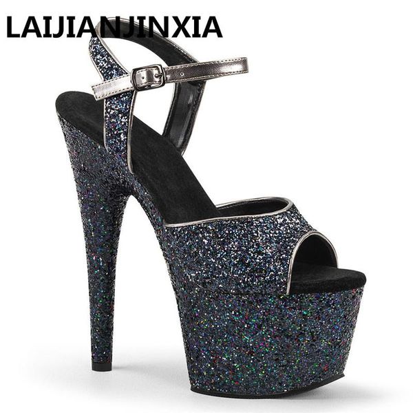 sandals 7 inch stiletto heels, summer 15cm sequined cloth bag and stage party pole dancing, Black
sandals 7 inch stiletto heels, summer 15cm sequined cloth bag and stage party pole dancing, Black