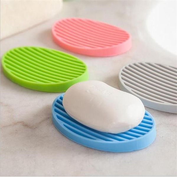 anti-skidding silicone flexible soap dish bathroom fixtures tray soapbox dishes plate holder home improvement 5z
anti-skidding silicone flexible soap dish bathroom fixtures tray soapbox dishes plate holder home improvement 5z