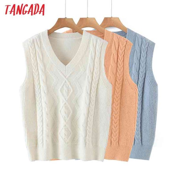 women vintage twist oversized knitted vest turtleneck sweater sleeveless female waistcoat 8h76 210416, White;black
women vintage twist oversized knitted vest turtleneck sweater sleeveless female waistcoat 8h76 210416, White;black