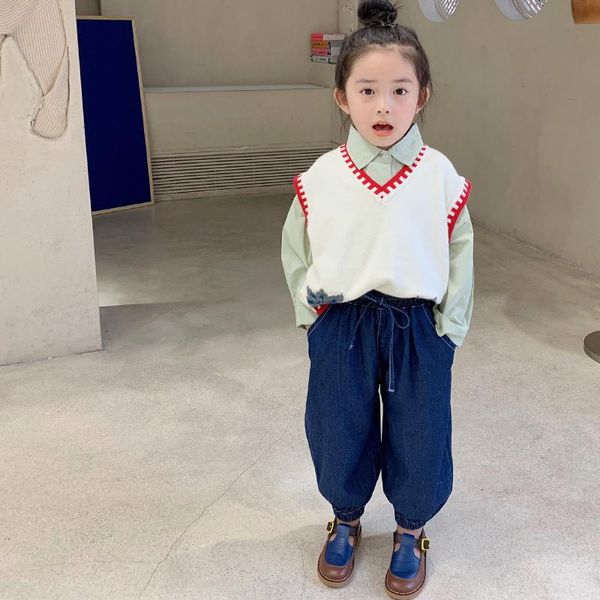 jeans mila chou 2021 girl's spring autumn blue children's bloomers kids loose trousers boy's elasticated 2-8 year
jeans mila chou 2021 girl's spring autumn blue children's bloomers kids loose trousers boy's elasticated 2-8 year