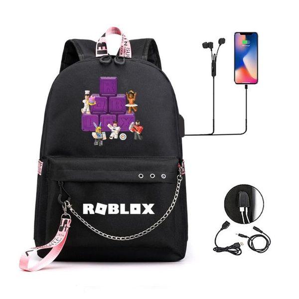 backpack 2021 3d printed robloxings high capacity boys girls teens usb schoolbag lady's bag cute cartoon waterpoof backpacks
backpack 2021 3d printed robloxings high capacity boys girls teens usb schoolbag lady's bag cute cartoon waterpoof backpacks
