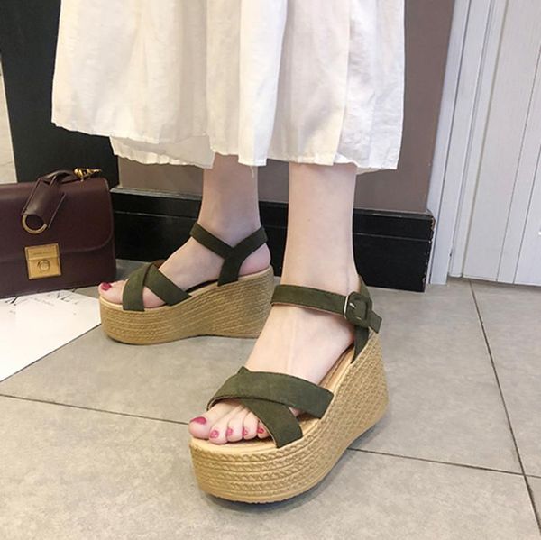 fashion women's sandals ladies style wedge open toe platforms peep high heel shoes women casual *, Black
fashion women's sandals ladies style wedge open toe platforms peep high heel shoes women casual *, Black