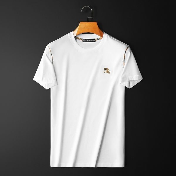 fashion t shirts 2021 summer short sleeve men's exquisite embroidery stitching double mercerized cotton fabric marketing, White;black
fashion t shirts 2021 summer short sleeve men's exquisite embroidery stitching double mercerized cotton fabric marketing, White;black