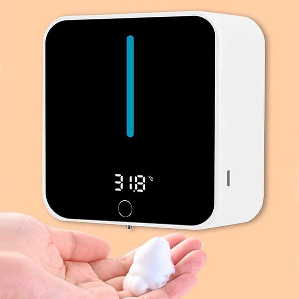 liquid soap dispenser 400ml wall mounted smart sensor ipx4 water proof led room temperature display usb kitchen bathroom
liquid soap dispenser 400ml wall mounted smart sensor ipx4 water proof led room temperature display usb kitchen bathroom