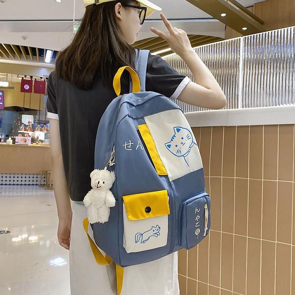 backpack junior high school schoolbag for girls grade 3 to 5 and 6 color 2021 versatile korean
backpack junior high school schoolbag for girls grade 3 to 5 and 6 color 2021 versatile korean
