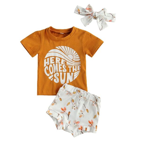 pudcoco 0-24m baby boys girls summer 3pcs outfits short sleeve letter print t-shirt+floral high waist shorts+headband soft sets clothing, White
pudcoco 0-24m baby boys girls summer 3pcs outfits short sleeve letter print t-shirt+floral high waist shorts+headband soft sets clothing, White