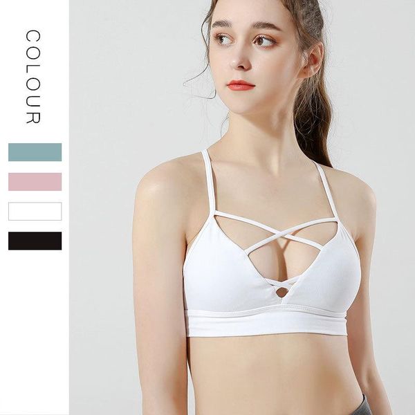 yoga outfits sports underwear fitness women running workout beauty back gathered crop no steel ring bra, White;red
yoga outfits sports underwear fitness women running workout beauty back gathered crop no steel ring bra, White;red