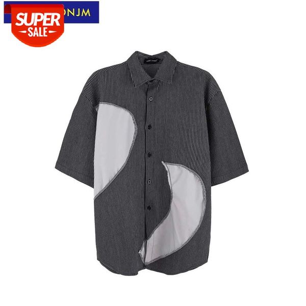 unclledonjm stripe button up shirt hip hop short sleeve for men summer oversized urban fashion mens clothing t2-a235 #pm96, White;black
unclledonjm stripe button up shirt hip hop short sleeve for men summer oversized urban fashion mens clothing t2-a235 #pm96, White;black