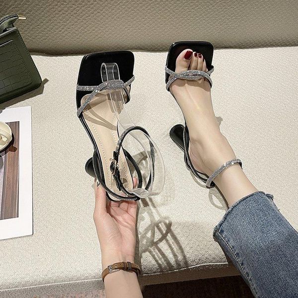 dress shoes stiletto sandals 2021 female summer net red fashion all-match back zipper temperament roman high heels, Black
dress shoes stiletto sandals 2021 female summer net red fashion all-match back zipper temperament roman high heels, Black