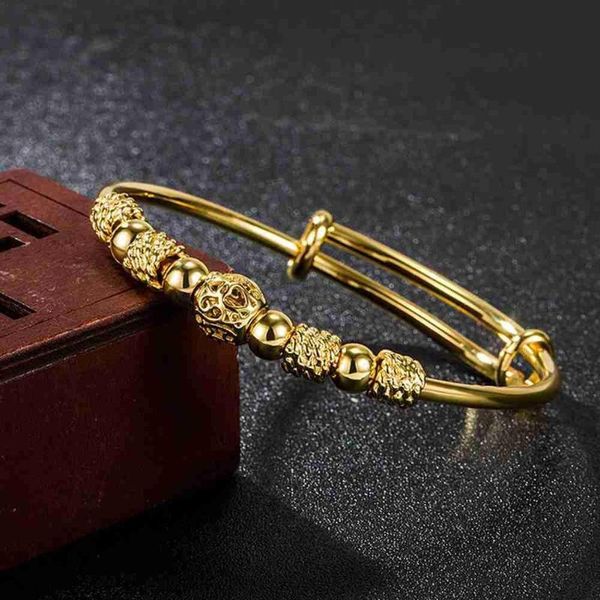 bangle morocco style ball transfer bangles bracelets gold-plated lantern push-pull round bead jewelry for women, Black
bangle morocco style ball transfer bangles bracelets gold-plated lantern push-pull round bead jewelry for women, Black
