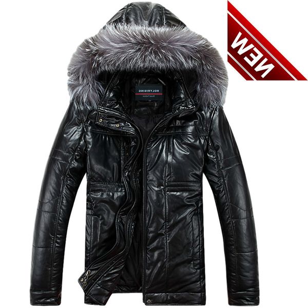 5xl size business raccoon fur hooded fashion men winter down jacket man clothes warm coat 2021 new style 19385, Black
5xl size business raccoon fur hooded fashion men winter down jacket man clothes warm coat 2021 new style 19385, Black