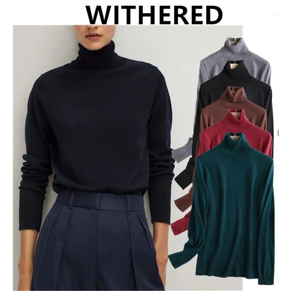 women's sweaters withered winter women pull femme england fashion office lady simple multicolor turtleneck wool pullovers, White;black
women's sweaters withered winter women pull femme england fashion office lady simple multicolor turtleneck wool pullovers, White;black