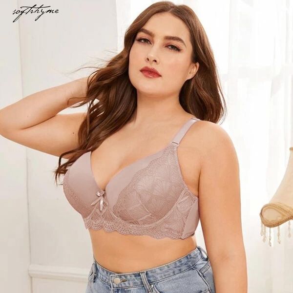 bras softrhyme full cup women lace plus size ddd e f 44-54 sostenes de mujer no-padding soft underwear lingerie bralette, Red;black
bras softrhyme full cup women lace plus size ddd e f 44-54 sostenes de mujer no-padding soft underwear lingerie bralette, Red;black