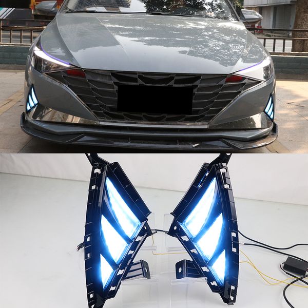 1set auto led drl daytime running light fog lamp turn signal light assembly for hyundai elantra 2020 2021 2022
1set auto led drl daytime running light fog lamp turn signal light assembly for hyundai elantra 2020 2021 2022