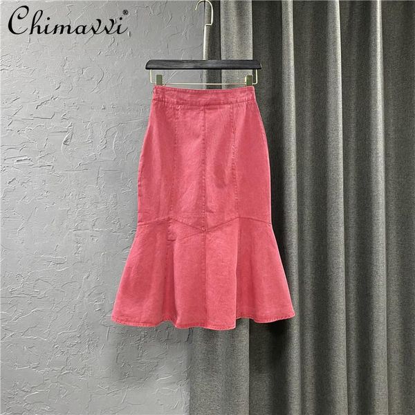 skirts denim skirt for women 2021 spring high waist retro style ruffled trumpet female long, Black
skirts denim skirt for women 2021 spring high waist retro style ruffled trumpet female long, Black