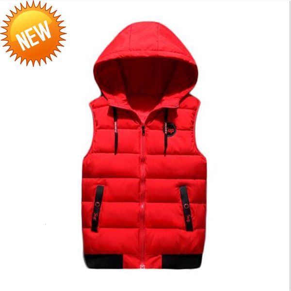winter new men's korean version slim youth thick down cotton vest hooded waist coat jacket, Black
winter new men's korean version slim youth thick down cotton vest hooded waist coat jacket, Black