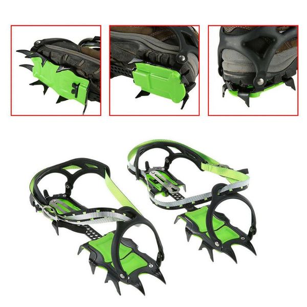 cords, slings and webbing 14 teeth crampons shoes non slip cover ice gripper outdoor ski snow grips hiking climbing equipment
cords, slings and webbing 14 teeth crampons shoes non slip cover ice gripper outdoor ski snow grips hiking climbing equipment