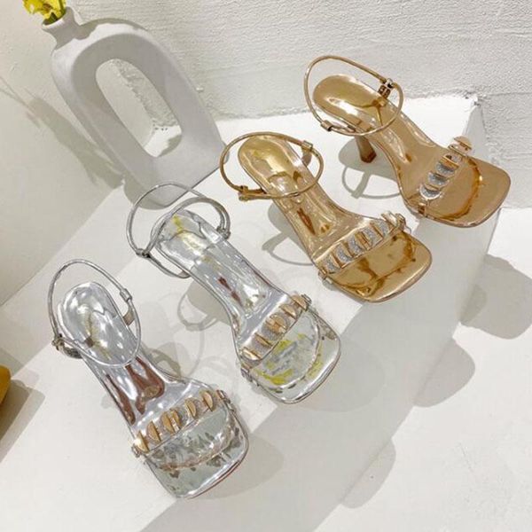bling metal decoration modern sandals women slippers gold/silver summer shoes woman slip on thin high heels clear sandalias dress, Black
bling metal decoration modern sandals women slippers gold/silver summer shoes woman slip on thin high heels clear sandalias dress, Black