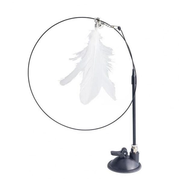 cat toys black relaxing cats feather teaser with sucker long-lasting toy smooth supplies
cat toys black relaxing cats feather teaser with sucker long-lasting toy smooth supplies