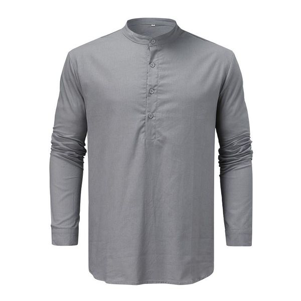 men's casual shirts men autumn blouse o neck shirt long sleeve cotton solid color blouses camisas de hombre blusas pullover, White;black
men's casual shirts men autumn blouse o neck shirt long sleeve cotton solid color blouses camisas de hombre blusas pullover, White;black