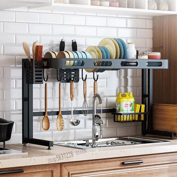 kitchen storage & organization shelf stainless steel drain rack above the sink, dish and chopstick countertop
kitchen storage & organization shelf stainless steel drain rack above the sink, dish and chopstick countertop