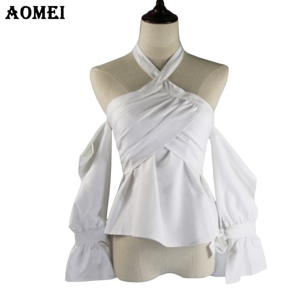 summer off the shoulder blouse halter black flare sleeve lady pleat invisible zipper slim fashion shirts blusas 210416, Blue
summer off the shoulder blouse halter black flare sleeve lady pleat invisible zipper slim fashion shirts blusas 210416, Blue
